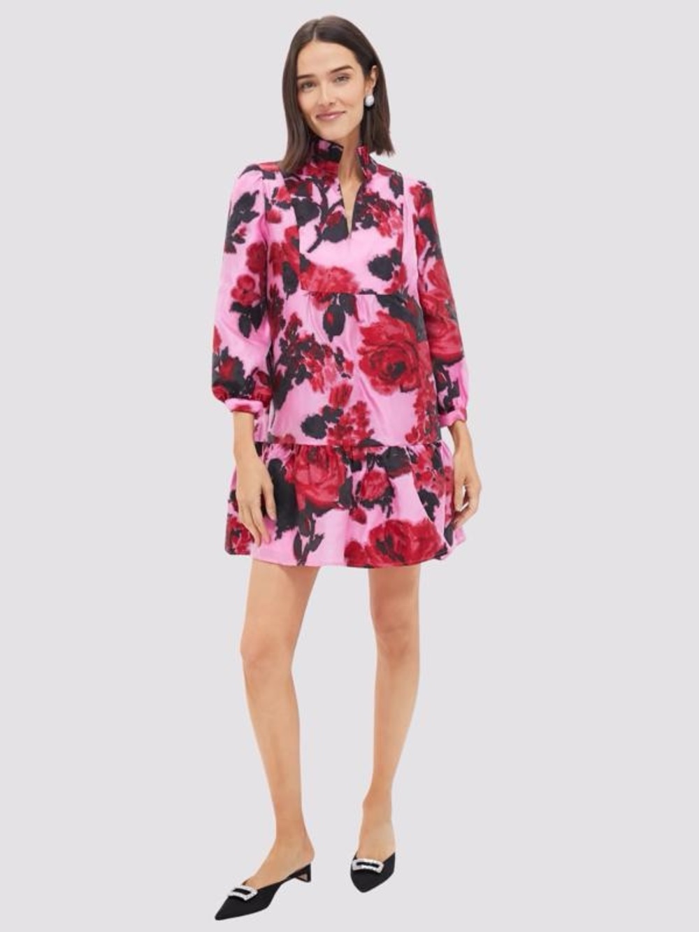 Tuckernuck Cerise Blossom Jacquard Palmerston Dress NWT